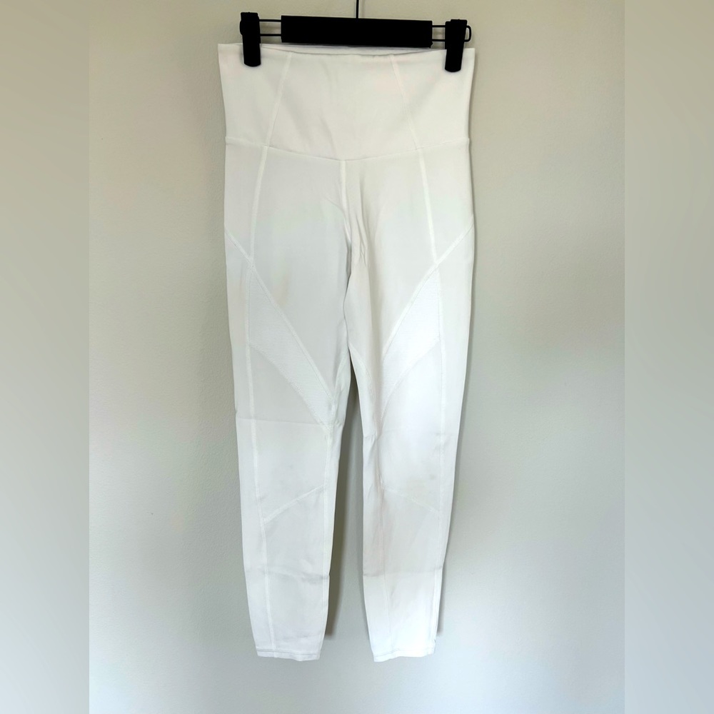 MICHI NYC All White High Waist Leggings, Size Small